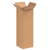 8" x 8" x 24" Tall Corrugated Box 32ect