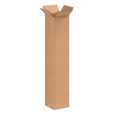 8" x 8" x 40" Tall Corrugated Box 32ect