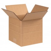 8" x 8" x 8" Multi-Depth Corrugated Box 32ect