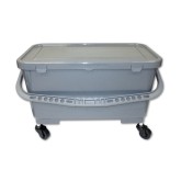 Microfiber Charging Bucket - Gray, 6 Gallon