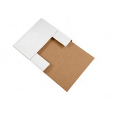 12.5" x 12.5" x 2" White Easy-Fold Mailers