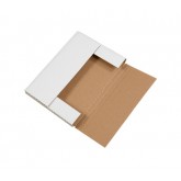 12.125" x 9.125" x 1" White Easy-Fold Mailers