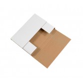 12.125" x 9.125" x 2" White Easy-Fold Mailers