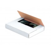 7.5" x 5.5" x 2" White Easy-Fold Mailer