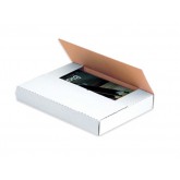 9.625" x 6.625" x 1.25" White Easy-Fold Mailers