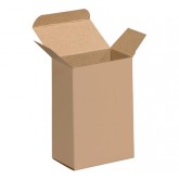 4" x 2.5" x 6" Kraft Reverse Tuck Folding Cartons - 250 per Case