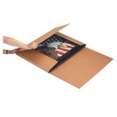 20" x 16" x 6" Multi-Depth Kraft Jumbo Mailer 32ect