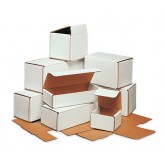 10" x 2" x 2" White Corrugated Mailer 32ect - 50 per Bundle, 3600 per Bale