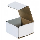 4.375" x 4.375" x 2.5" White Corrugated Mailer 32ect - 50 per Bundle, 3600 per Bale