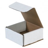 4.375" x 4.375" x 2" White Corrugated Mailer 32ect - 50 per Bundle, 2700 per Bale
