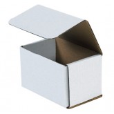 5.5" x 3.5" x 3.5" White Corrugated Mailer 32ect - 50 per Bundle, 1800 per Bale