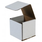 5" x 5" x 5" White Corrugated Mailer 32ect - 50 per Bundle, 1600 per Bale