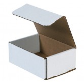 6.5" x 4.5" x 2.5" White Corrugated Mailer 32ect - 50 per Bundle, 2400 per Bale