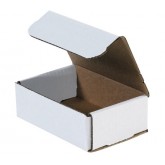 6" x 4" x 2" White Corrugated Mailer 32ect - 50 per Bundle, 3600 per Bale