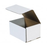 6.5" x 4.875" x 3.75" White Corrugated Mailer 32ect - 50 per Bundle, 2400 per Bale