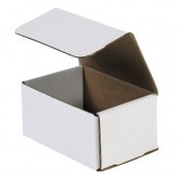 6" x 4" x 3" White Corrugated Mailer 32ect - 50 per Bundle, 2400 per Bale