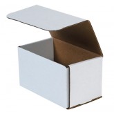 7" x 4" x 4" White Corrugated Mailer 32ect - 50 per Bundle, 2400 per Bale