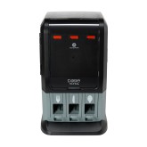 GP Pro DUSSTDSP3MINI Dixie Ultra SmartStock Tri-Tower Mini Cutlery Dispenser Series T - Black