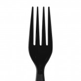 Dixie Individually Wrapped Heavyweight Polystyrene Forks - Black, 1000 count