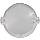 Plastic Gator Lid for 44 Gallon Container Receptacle Round - White