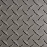 Dimex Diamond Plate 5/32" Vinyl Runner Matting - Gray, 24" x 75'