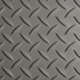 Dimex Diamond Plate 5/32" Vinyl Runner Matting - Gray, 24" x 75'