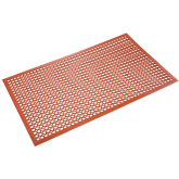 Safewalk-Light Terra Cotta Grease-Resistant Drainage Mats - 3' x 5'
