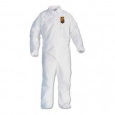 Kimberly Clark KLEENGUARD A40 Elastic-Cuff and Ankles Liquid & Particle Protection Coveralls - 4X Large, 25 count