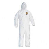 Kimberly Clark KLEENGUARD A40 Elastic-Cuff and Ankles Hooded Liquid & Particle Protection Coveralls - 2X Large, 25 count