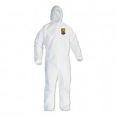 Kimberly Clark KLEENGUARD A40 Elastic-Cuff and Ankles Hooded Liquid & Particle Protection Coveralls - 2X Large, 25 count