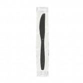 Dixie Individually Wrapped Heavyweight Polystyrene Knives - Black, 1000 count