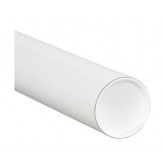 Bulk Pack: 12 Heavy Duty Kraft Shipping Tubes, 4x42, Caps