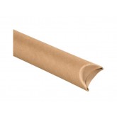 2.5" x 12" 0.07 Thick Kraft Crimped End Mailing Tubes - 30 per Case