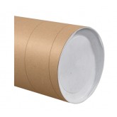 10" x 36" Heavy Duty 0.125 Thick Kraft Jumbo Mailing Tubes - 8 per Case