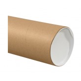 6" x 30" Heavy Duty 0.125 Thick Kraft Jumbo Mailing Tubes - 10 per Case