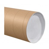 8" x 36" Heavy Duty 0.125 Thick Kraft Jumbo Mailing Tubes - 10 per Case