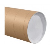 8" x 60" Heavy Duty 0.125 Thick Kraft Jumbo Mailing Tubes - 10 per Case