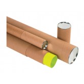 3" x 42" Heavy Duty .125 Thick Kraft Premium Telescoping Tubes - 24 per Case