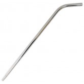 ProTeam 54" Turbo Brush One-Bend Tapered Pick-up Wand - Chrome, 1.25" & 1.5" Diameter