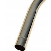 ProTeam 54" Turbo Brush One-Bend Tapered Pick-up Wand - Chrome, 1.25" & 1.5" Diameter