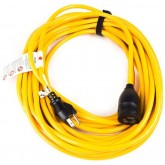 ProTeam 50' 14 Gauge Extension Cord with Twist Lock Plug - Yellow