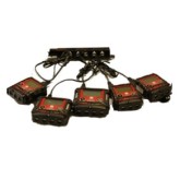 RKI Instruments 47-5102 5-unit Charger Adapter Cables with Connector Bar for GX-3R & GX-3R Pro - No AC Adapter