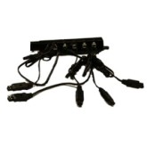 RKI Instruments 47-5102 5-unit Charger Adapter Cables with Connector Bar for GX-3R & GX-3R Pro - No AC Adapter