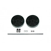 Rubbermaid Wheel and Axle Replacement Kit for Janitor Cart 6173