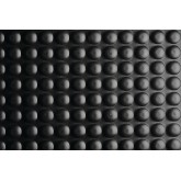 Dimex Dome Top 3/16" Vinyl Runner Matting - Black, 24" x 75'