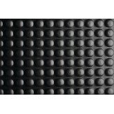 Dimex Dome Top 3/16" Vinyl Runner Matting - Black, 36" x 75'