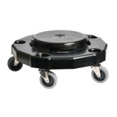 M2 WM-D4000 Gator Plastic Trash Can Dolly - Black