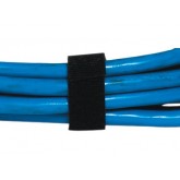 12' x 0.5" Black VELCRO Brand Self-Grip Straps - 4 per Case