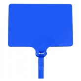 6" x .30 120# Blue Identification Cable Ties - 100 per Case