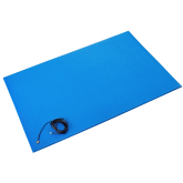 Crown Comfort-King Anti-Static 3/8" Thick Dry Area Anti-Fatigue Mat - 2' x 3', Blue